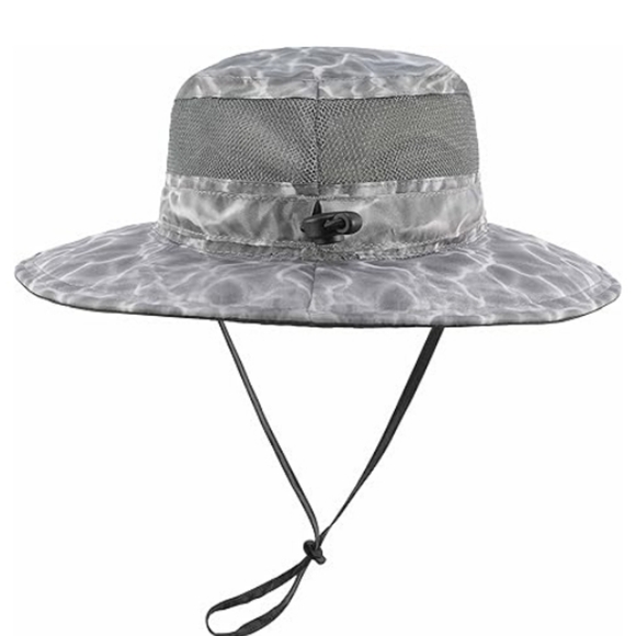 Fishing Hat Boonie Bucket Hat UPF50+ Sun Protection Wide Brim 2 Adj Straps - Picture 3 of 8